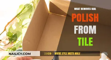 Simple Solutions to Remove Nail Polish from Tiles