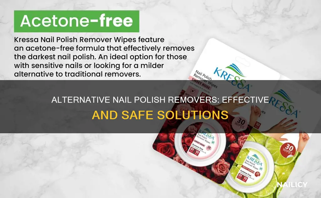 what removes nail polish other than acetone