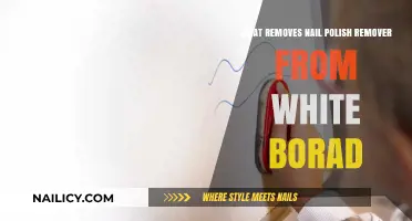 Whiteboard Stain: Removing Nail Polish Remover