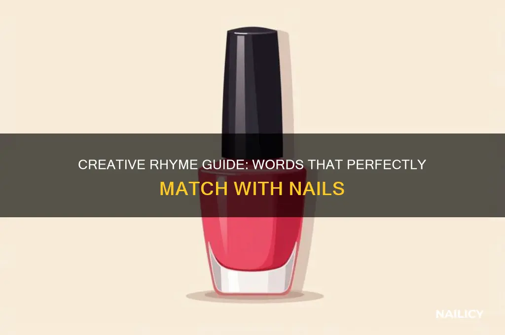 what rhymes with nails
