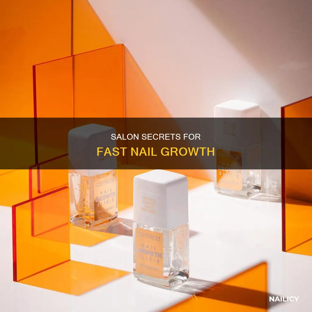 what salons do to make nails grow fast