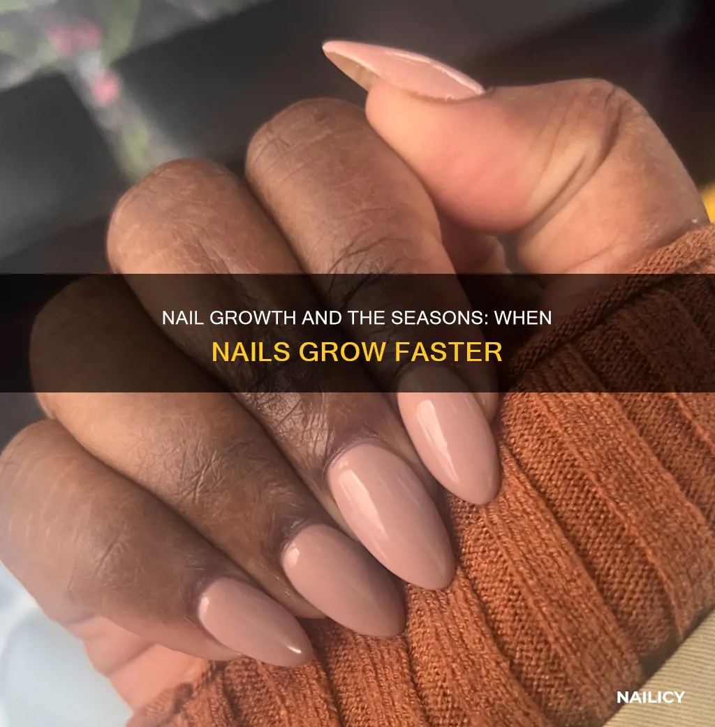 what season do nails grow faster