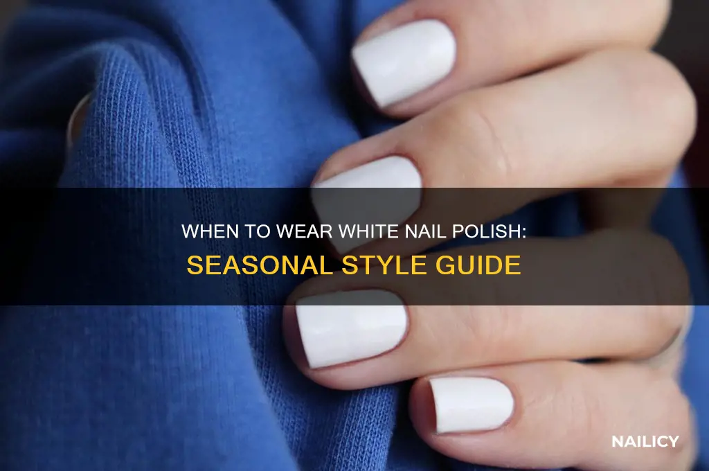 what season is white nail polish