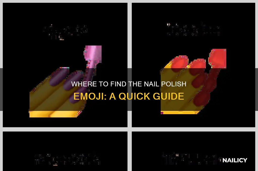 what section is the nail polish emoji in