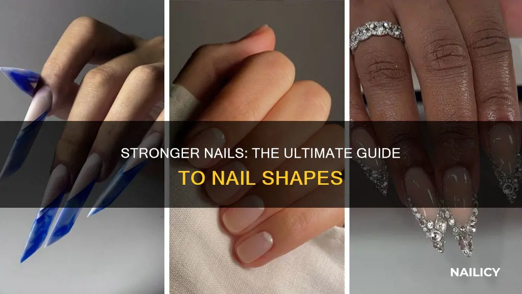 what shape finger nails are the strongest