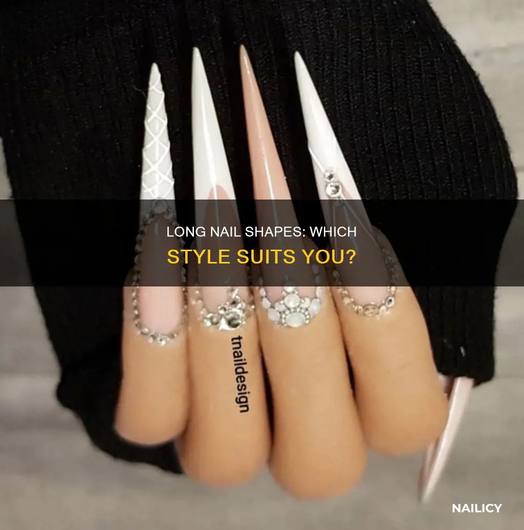 what shape should long nails have