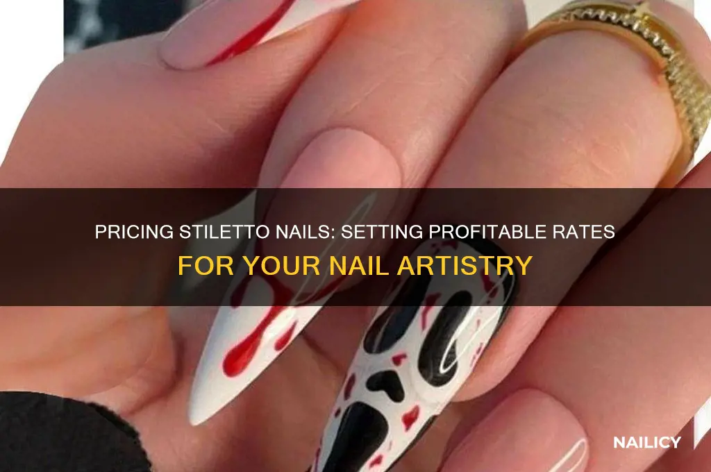what should i charge for stiletto nails