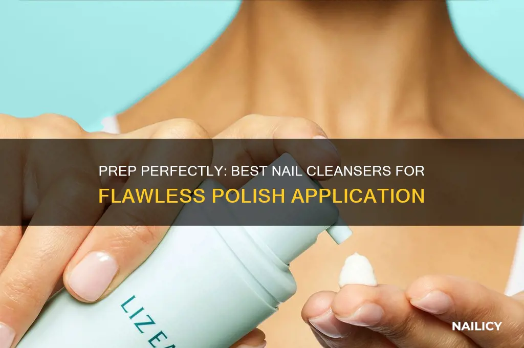 what should i clean my nails with before polishing