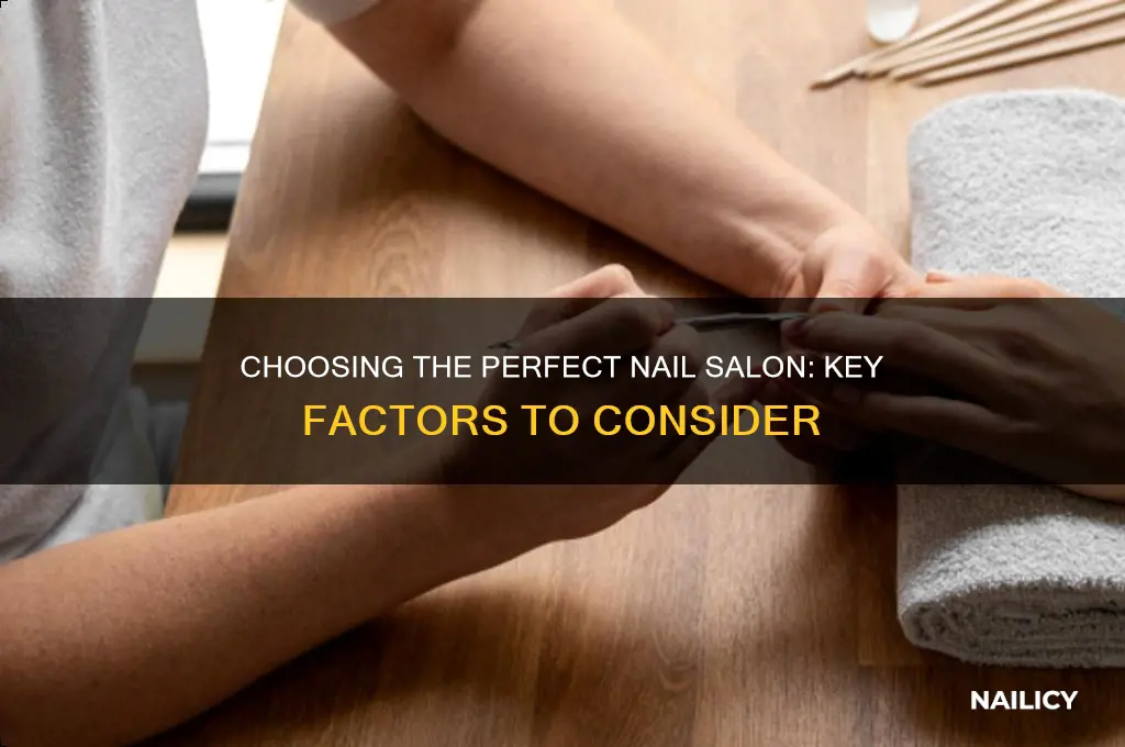 what should i look for in a nail salon