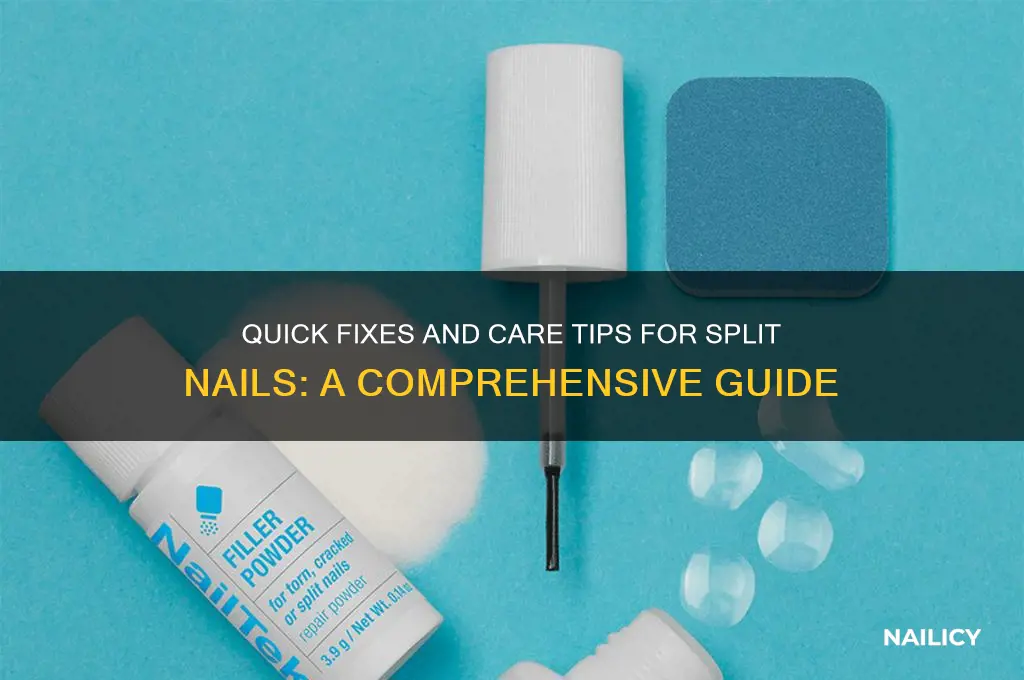 what should you do when your nail splits