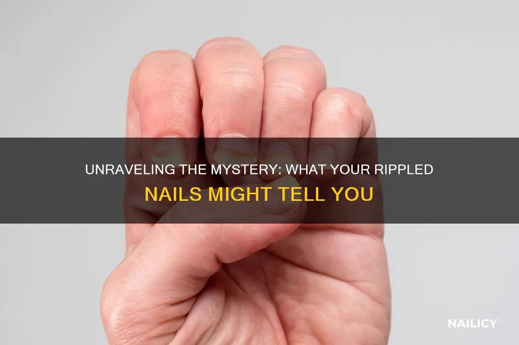 what signs when your finger nail has ridges