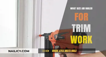 Air Nailer Size for Trim Work: What's Best?