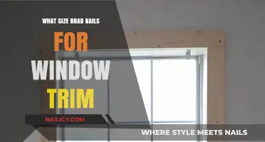 Selecting the Right Brad Nails for Window Trim