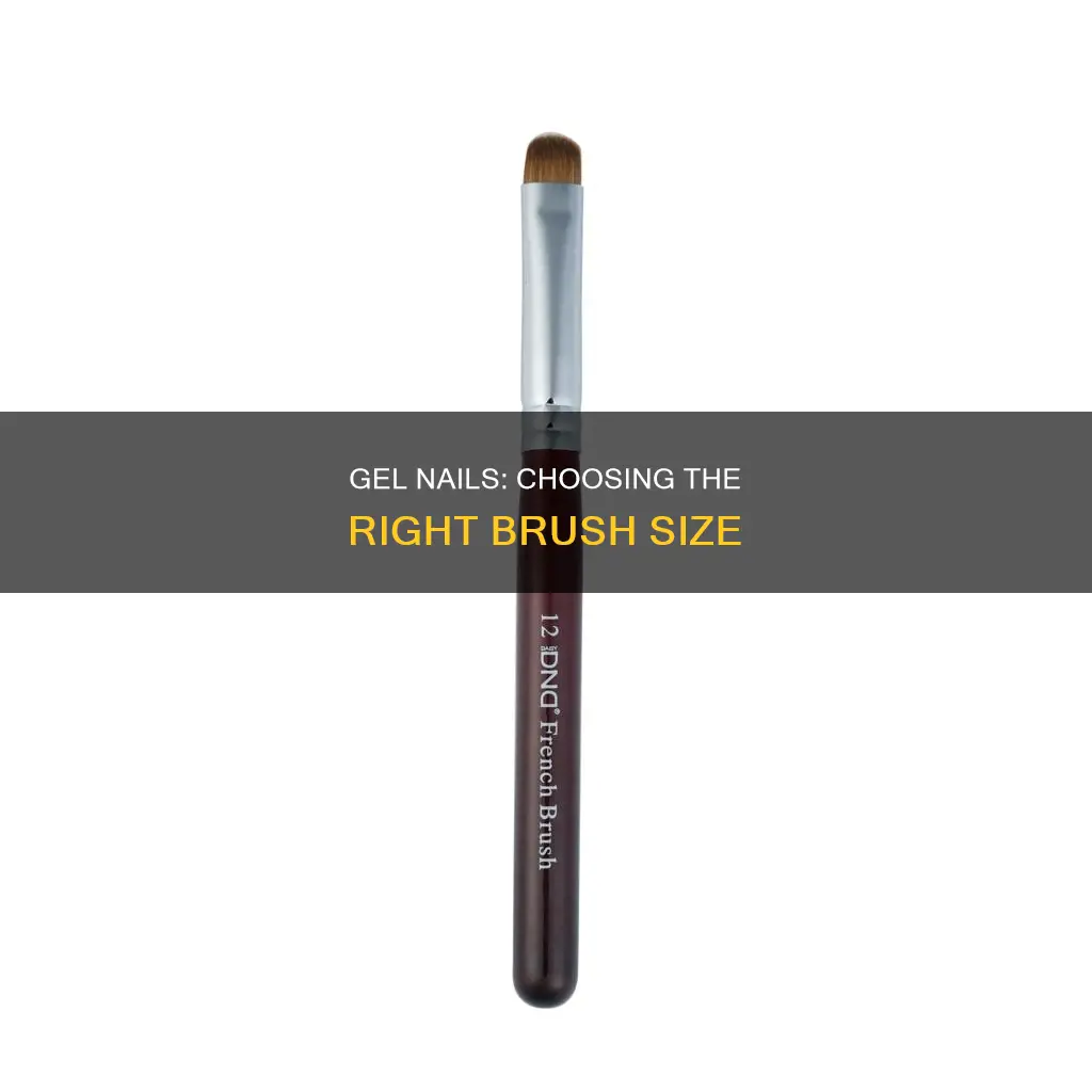 what size brush for gel nails