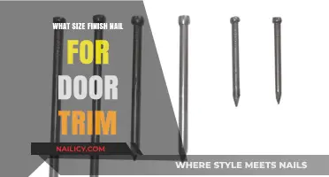 Finish Nail Size: Perfect Door Trim Installation