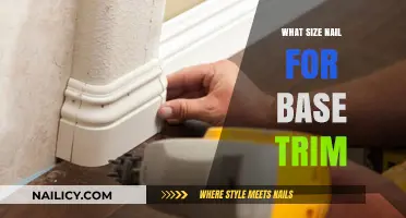 Nailing it: Choosing the Right Nail Size for Base Trim