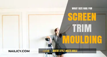 Nail Size for Screen Trim Moulding: What You Need to Know