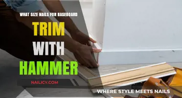 Hammering Baseboard Trim: Nail Size Matters