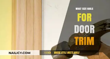 Choosing the Right Nails for Your Door Trim