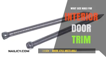 Choosing the Right Nails for Your Interior Door Trim