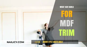 Selecting the Right Nails for MDF Trim
