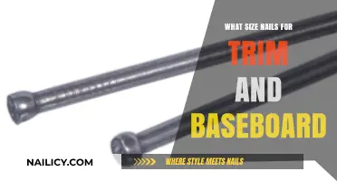 Nailing Trim and Baseboards: What Size Nails to Use