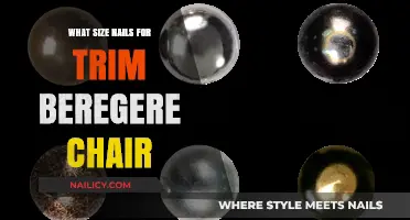 Choosing the Right Nails for Your Beregere Chair Trim