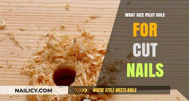 Choosing the Right Pilot Hole Size for Cut Nails