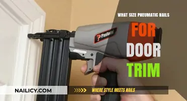 Choosing the Right Pneumatic Nails for Door Trim