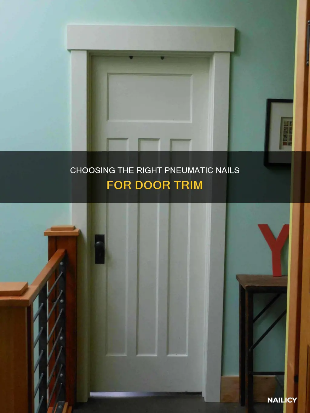 what size pneumatic nails for door trim