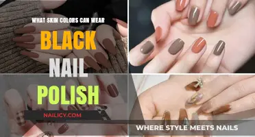 Black Nail Polish: A Flattering Choice for All Skin Tones