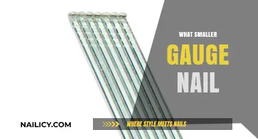 Choosing the Right Smaller Gauge Nail for Your DIY Project