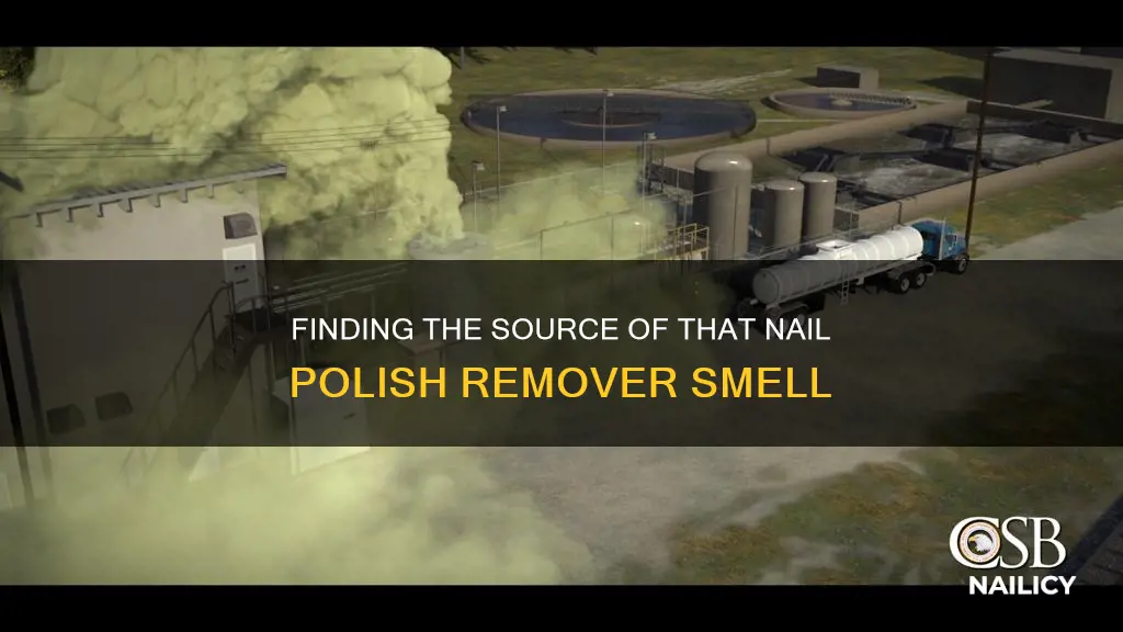 what smells like nail polish remover in house