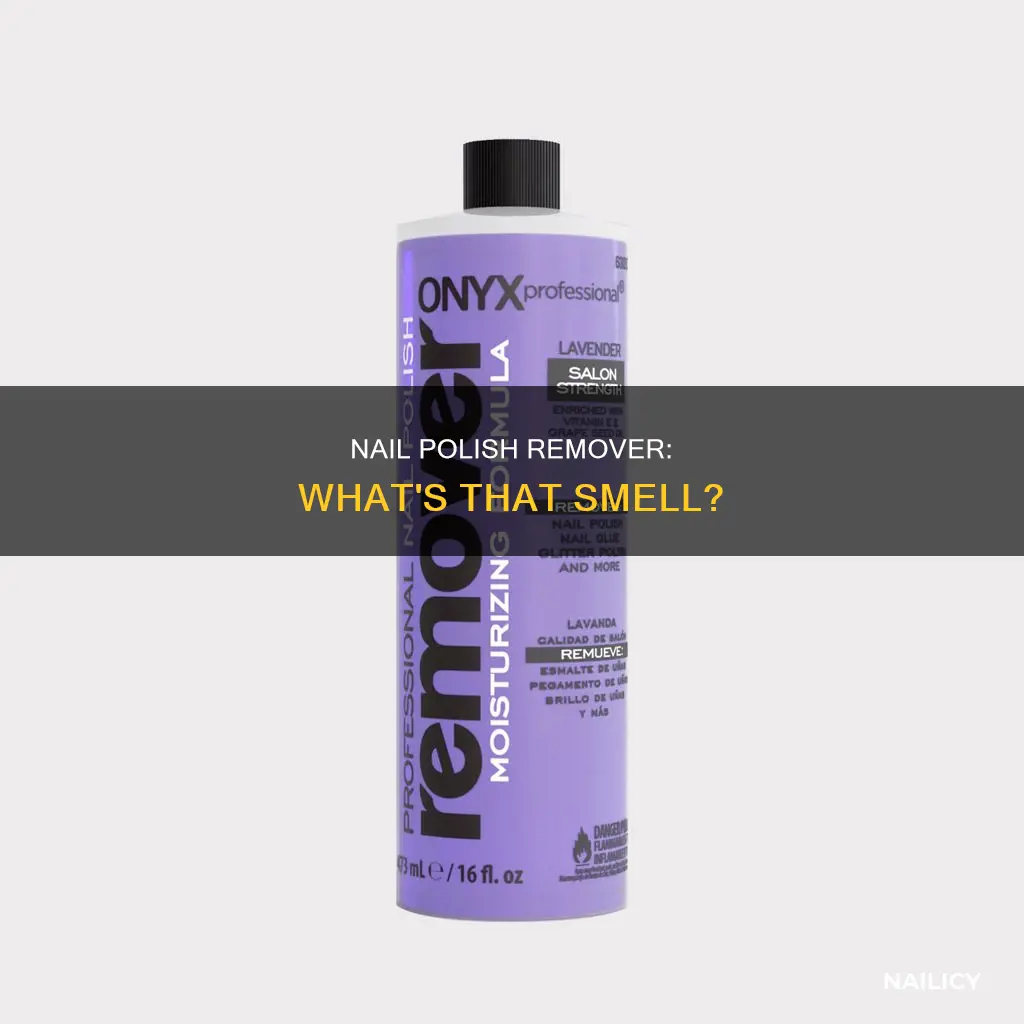 what smells like nail polish remover