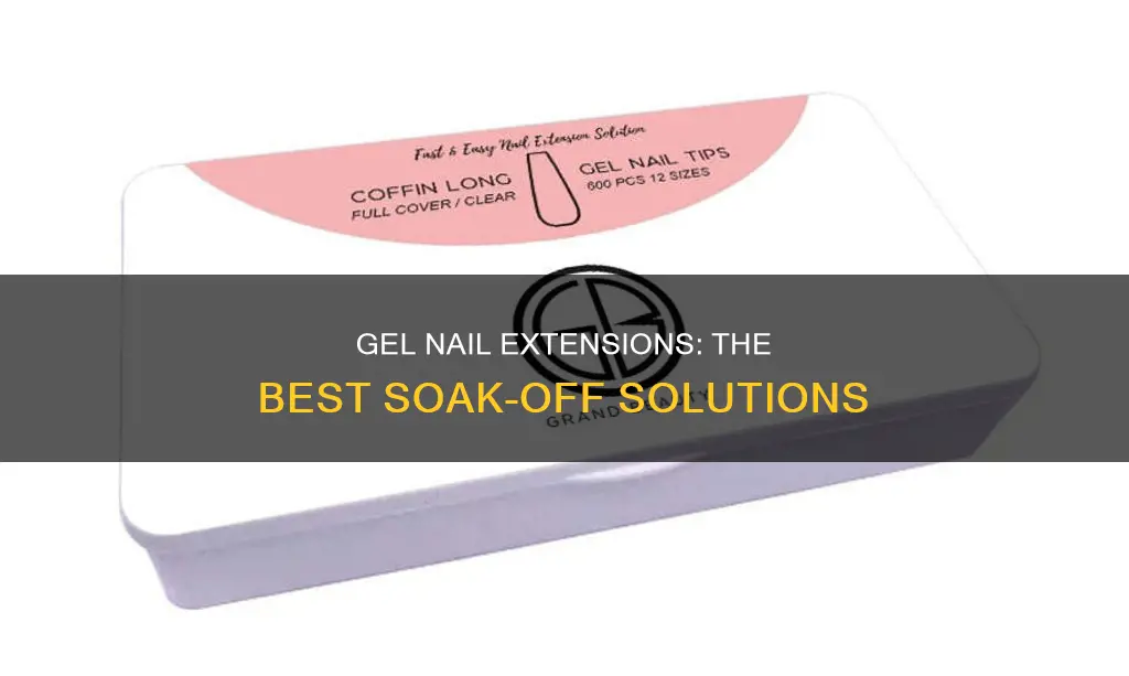 what solution do i use with hard gel nail extensions