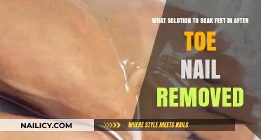Soothing Soaks: Post-Toe Nail Removal Care