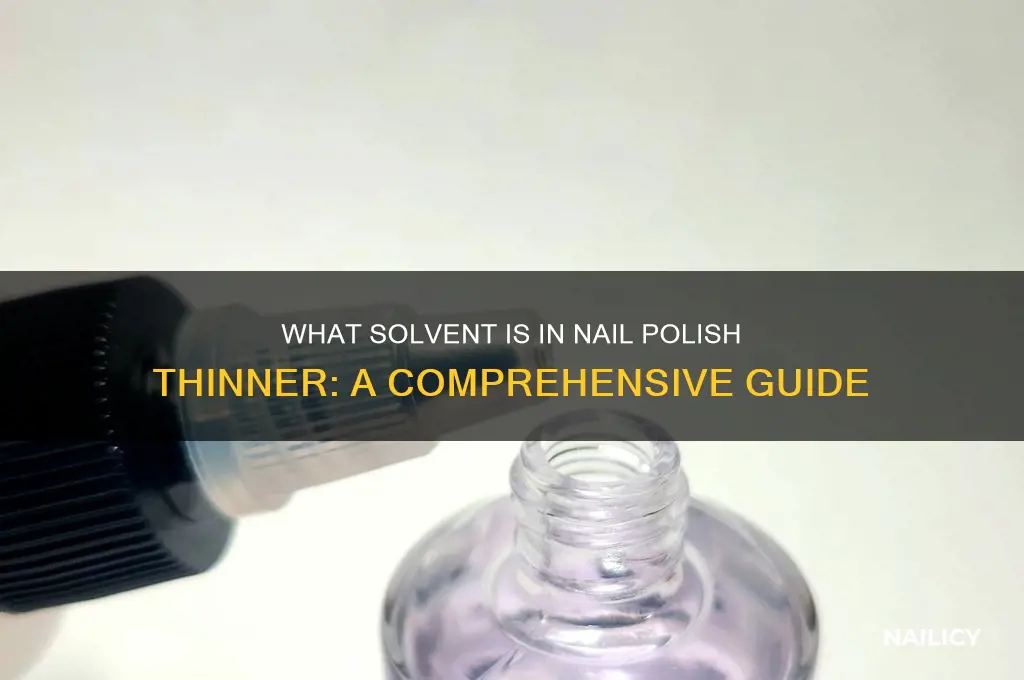 what sovent is in nail polish thinner