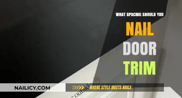Nailing Door Trim: Optimum Spacing for a Perfect Finish