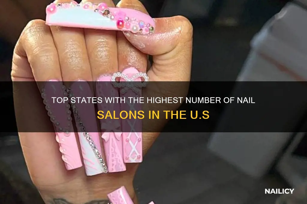what states have most nail salon