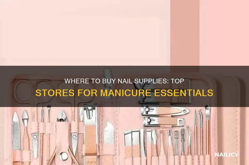 what store sells nail supplies