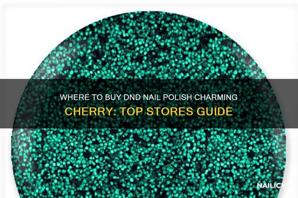 what store to buy dnd nail polish ccharming cherry