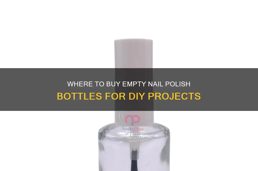 what stores sell empty nail polish bottles