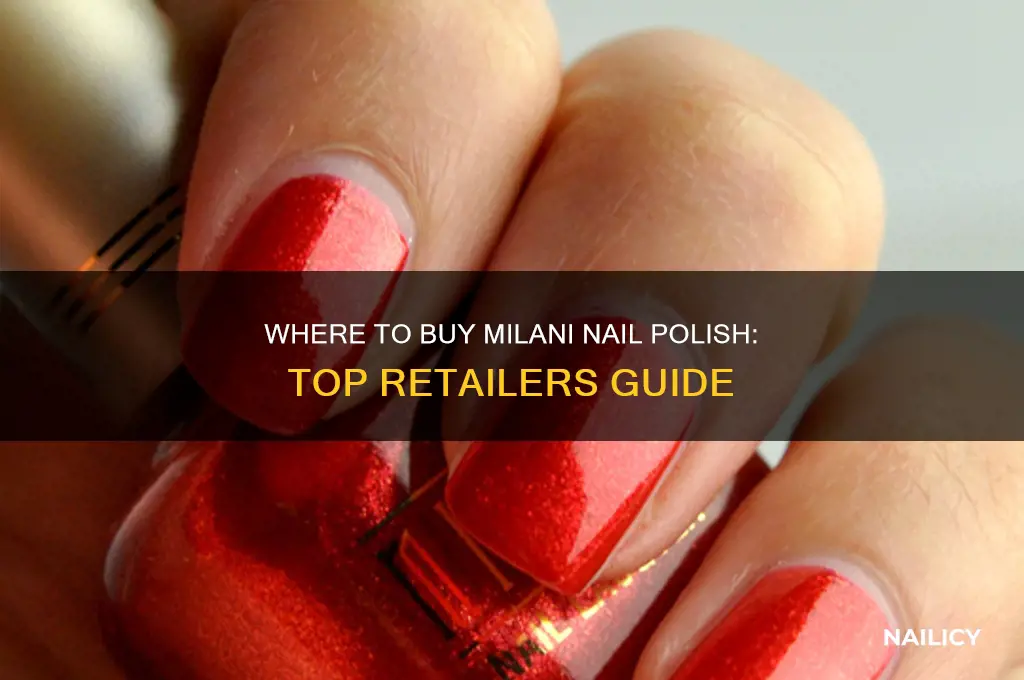 what stores sell milani nail polish