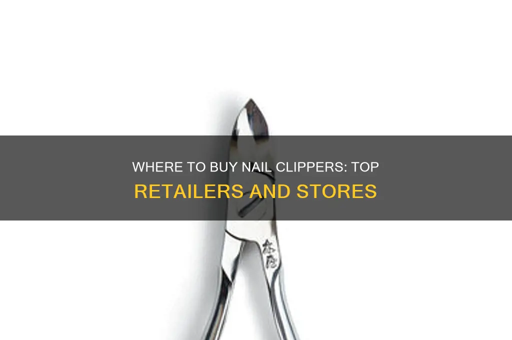 what stores sell nail clippers