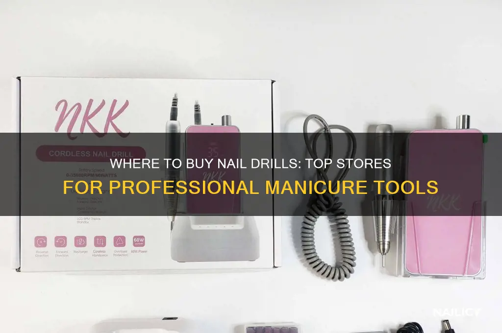 what stores sell nail drills