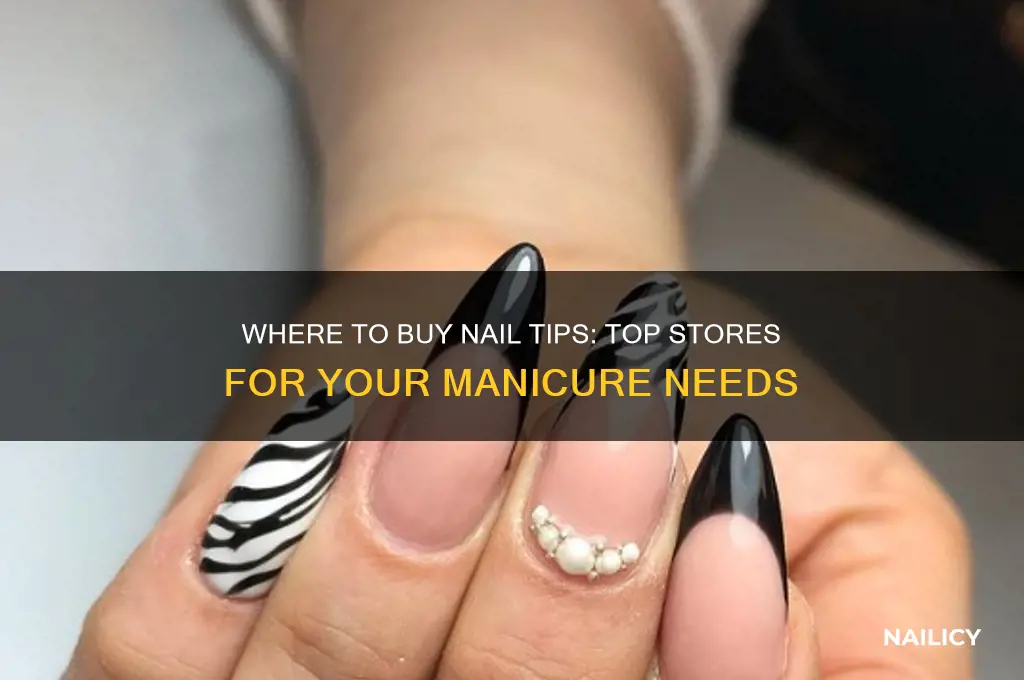 what stores sell nail tips
