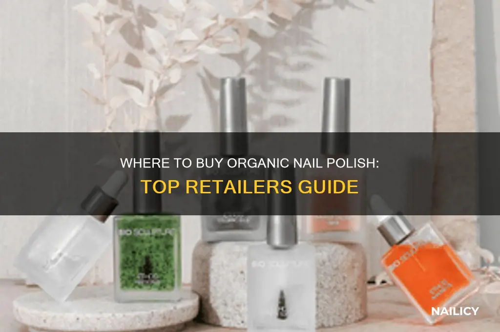 what stores sell organic nail polish