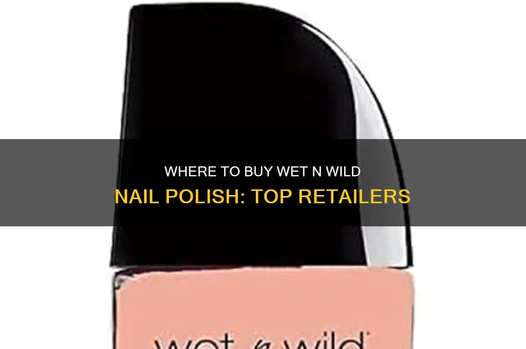 what stores sell wet n wild nail polish
