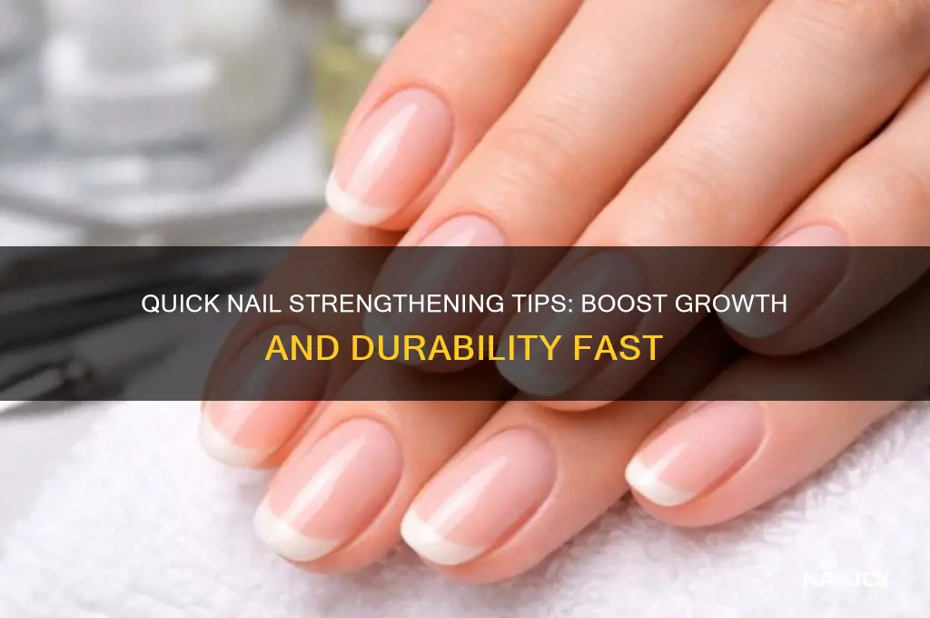 what strengthens nails fast