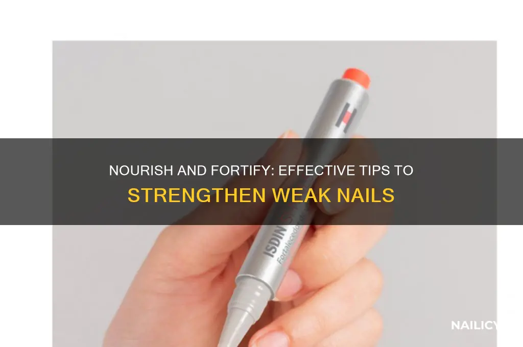 what strengthens weak nails